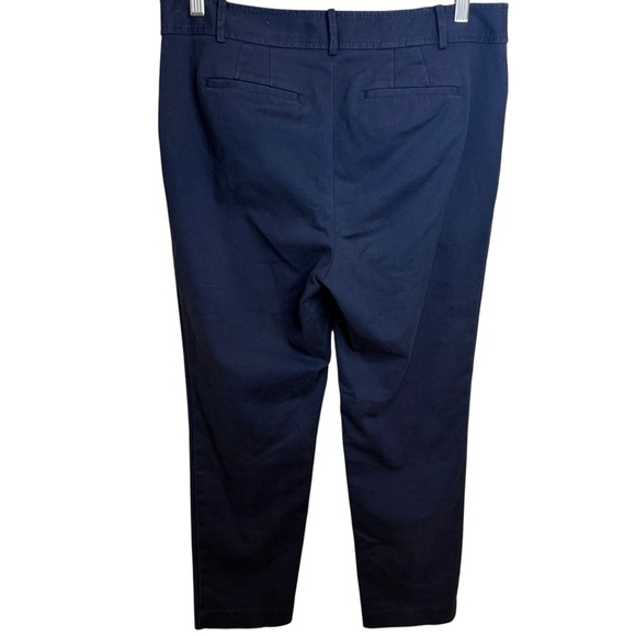 Talbots | Navy Hampshire Ankle Navy Trousers | Sz 10 - Picture 3 of 6